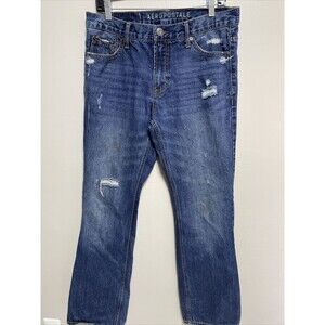 Aeropostale blue jeans size 31/32 Slim bootcut Cotton